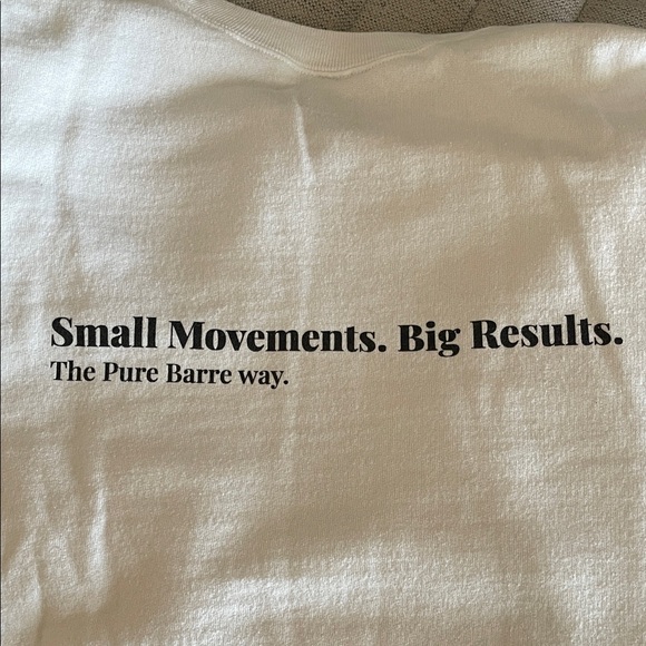 Pure Barre White Crewneck Sweater - Picture 5 of 5